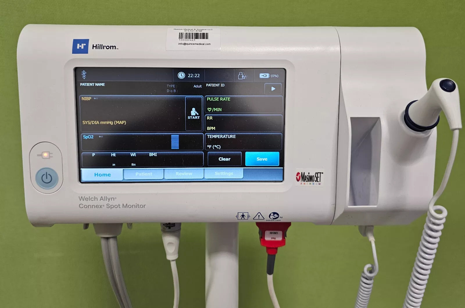 Welch Allyn Connex Spot Spot Monitor