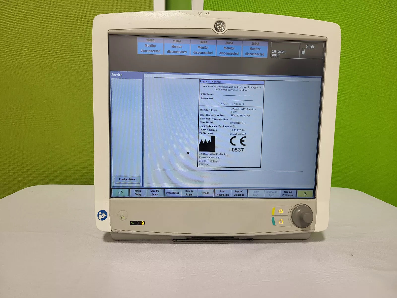 GE CARESCAPE B650 VER 2