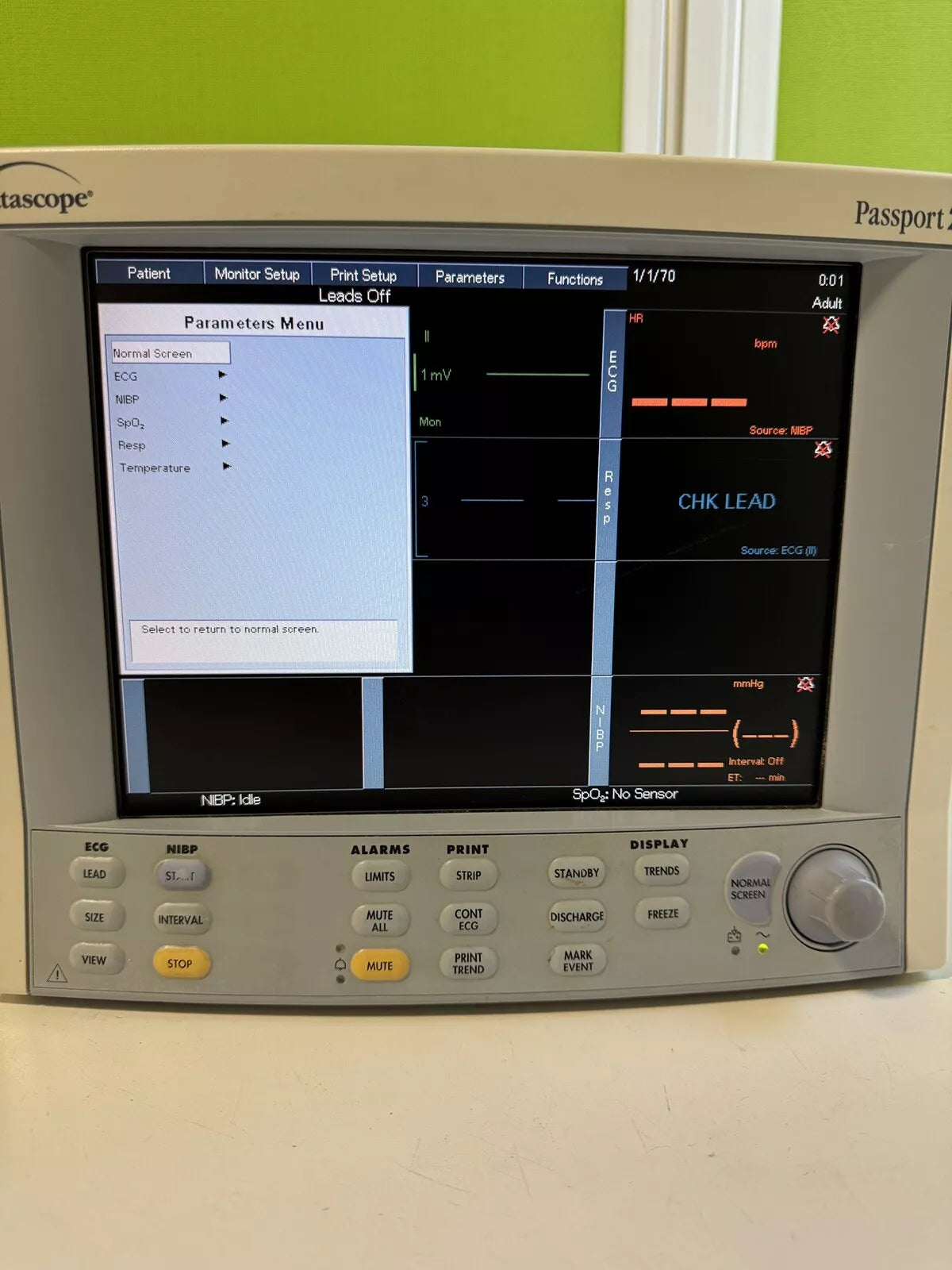 Datascope Passport 2 Patient Monitor