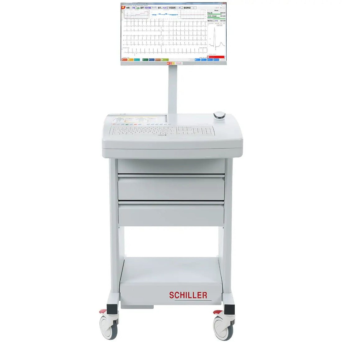 Schiller CS-200 Excellence Stress System with DICOM Connectivity and 110 V Treadmill