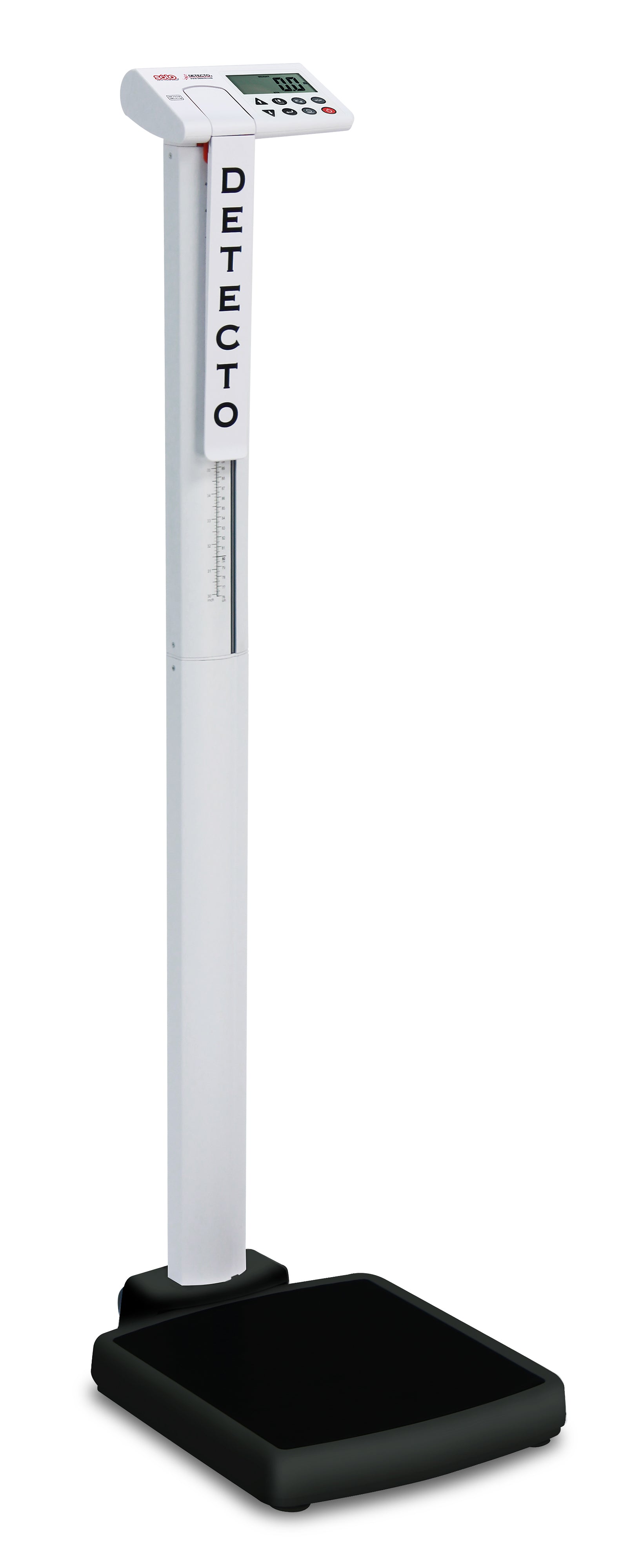 Solo Digital Clinical Scale, Mechanical Height Rod, 550 lb x 0.2 lb / 250 kg x 0.1 kg