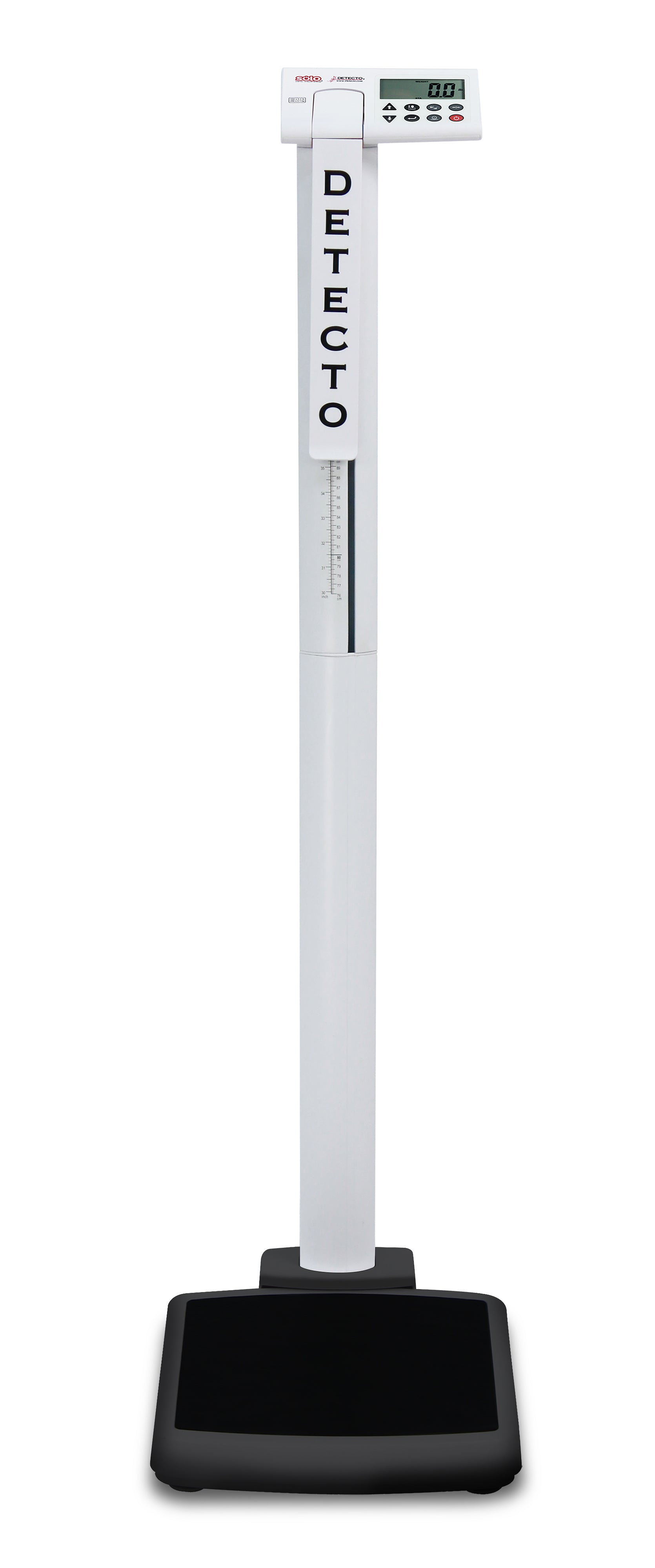 Solo Digital Clinical Scale, Mechanical Height Rod, 550 lb x 0.2 lb / 250 kg x 0.1 kg