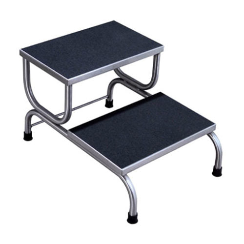 UMF Medical SS8370 Two-Step Stainless Steel Foot Stool UMF SS8370 | QuinceMedical.com