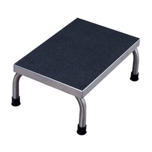 UMF Medical SS8374 Heavy-Duty Stainless Steel Foot Stool - 12" X 18" UMF SS8374 | QuinceMedical.com