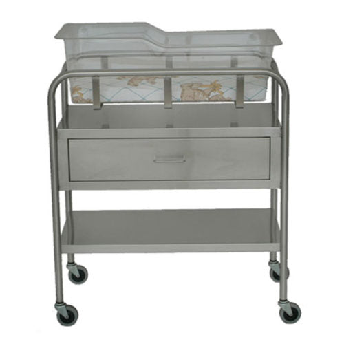 UMF Medical SS8525 Bassinet with Shelf and Drawer UMF SS8525 | QuinceMedical.com