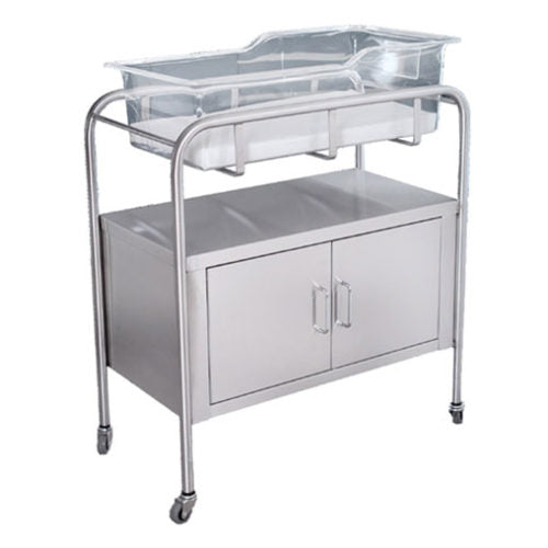 UMF Medical SS8528 Bassinet with Two Door Storage and Shelf UMF SS8528 | QuinceMedical.com