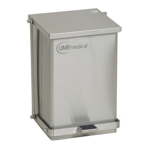 UMF Medical SS1473 24-Quart Stainless Steel Waste Receptacle UMF SS1473 | QuinceMedical.com