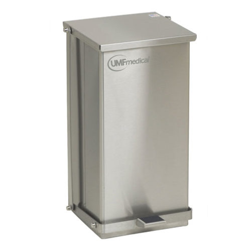 UMF Medical SS1474 32-Quart Stainless Steel Waste Receptacle UMF SS1474 | QuinceMedical.com