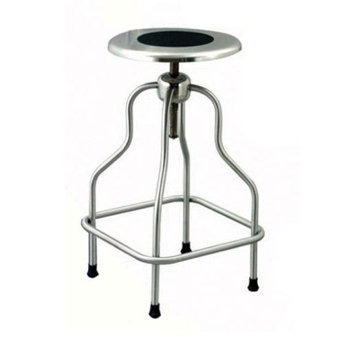 UMF Medical SS6701 Stainless Steel Revolving Stool with Foot Ring UMF SS6701 | QuinceMedical.com