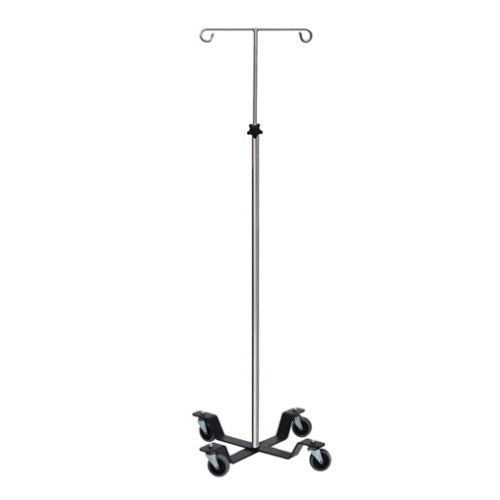 UMF Medical SS8345 Low Center of Gravity Two Hook I.V. Pole UMF SS8345 | QuinceMedical.com