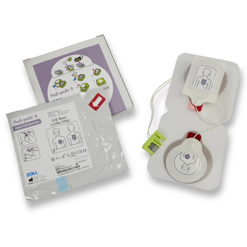 Zoll Pedi-padz II Multifunction Pediatric Defibrillator Electrode Pads