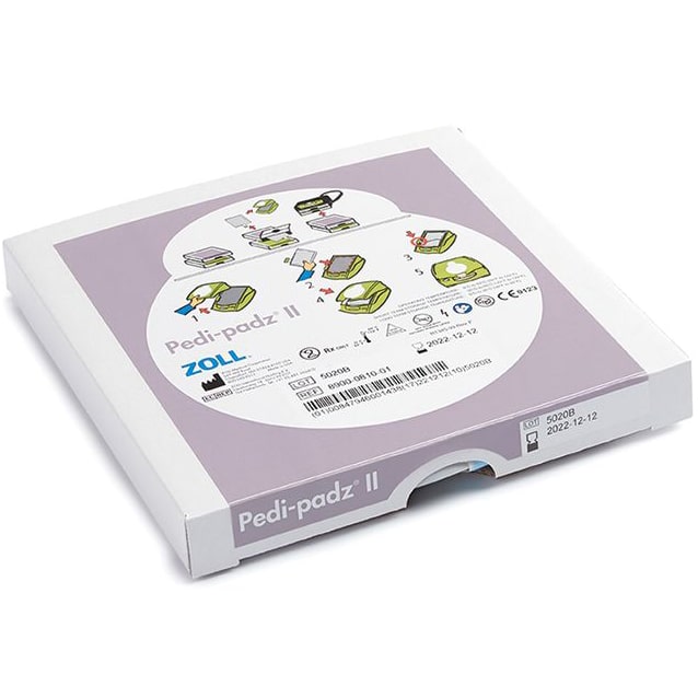 Zoll Pedi-padz II Multifunction Pediatric Defibrillator Electrode Pads