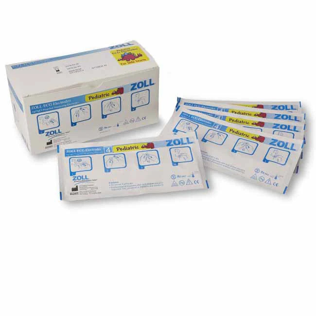 4 PEDIATRIC ECG 1.5" ROUND ELECTRODES, 10 SHELF CARTONS / CASE (480)