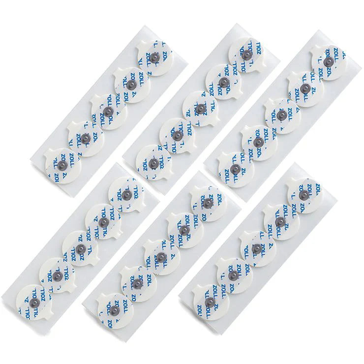 30 ECG 1.5" ROUND RADIOTRANSLUCENT ELECTRODES, 10 POUCHES / CASE (300)