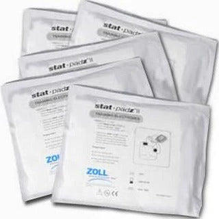 ZOLL AED Plus Trainer II, Stat Padz II Trainer Electrode, 6 pairs per case.