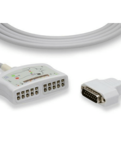 GE Healthcare > Marquette Compatible EKG Trunk Cable – 22341809